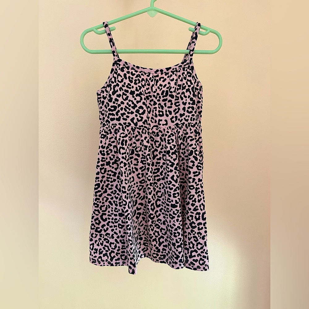 Pink Leopard Summer Dress Cotton Blend Girls Size 3T The Children’s Place - Picture 8 of 8